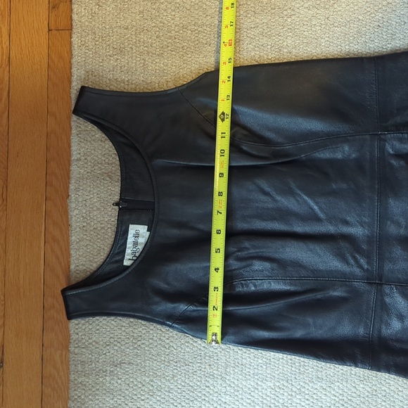 Vintage bagatelle leather pencil dress - Picture 7 of 7